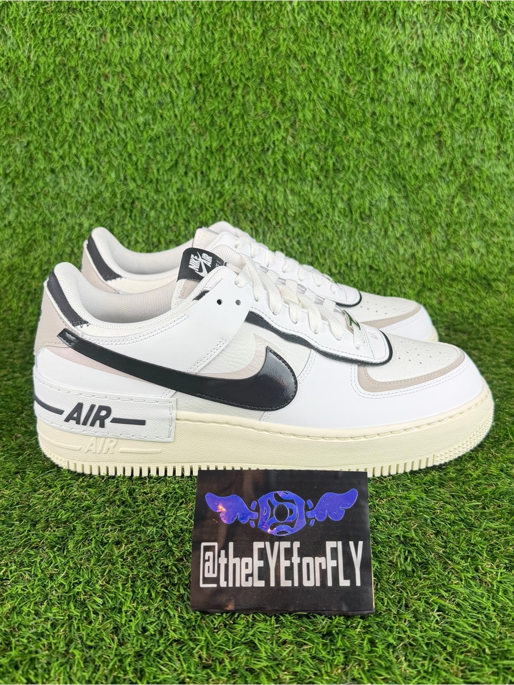 NEW Nike Air Force 1 Shadow White Off Noir DZ1847-110 Women’s Size 12/Men’s 10.5